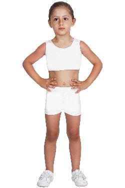 SHORT DANZA LYCRA BIANCO BABY
